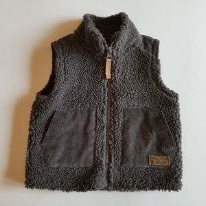 Comfy fleece/corduroy vest